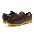 British Walkers King Men s Old School Brown Suede Slip On Shoes For Cheap