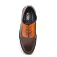 British Walkers Playboy Original Wingtips Men s Brown and Rust Leather Low Cut Oxfords For Cheap