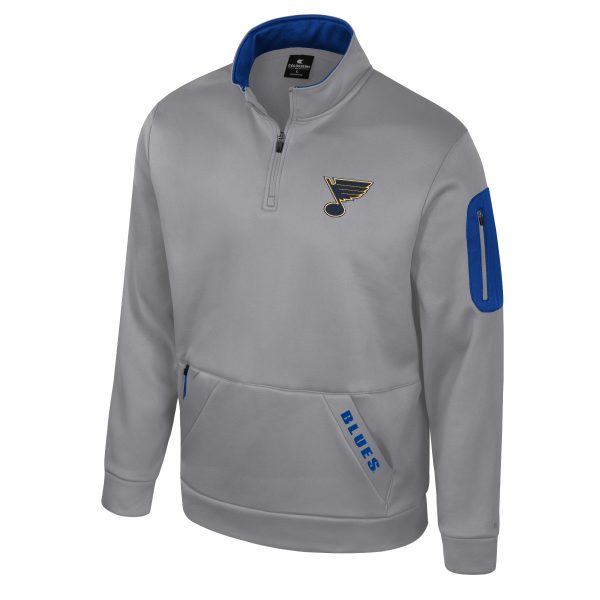 ST. LOUIS BLUES MAINFRAME QUARTER ZIP - CHARCOAL Online