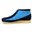 British Walkers Walker 100 Wallabee Boots Men s Navy and Sky Blue Suede Sale