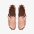 [26171990] Mens CLARKS WALLABEE - PINK COMBI SDE For Discount