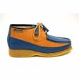 British Walkers Knicks Men s Blue and Rust Leather and Suede Online