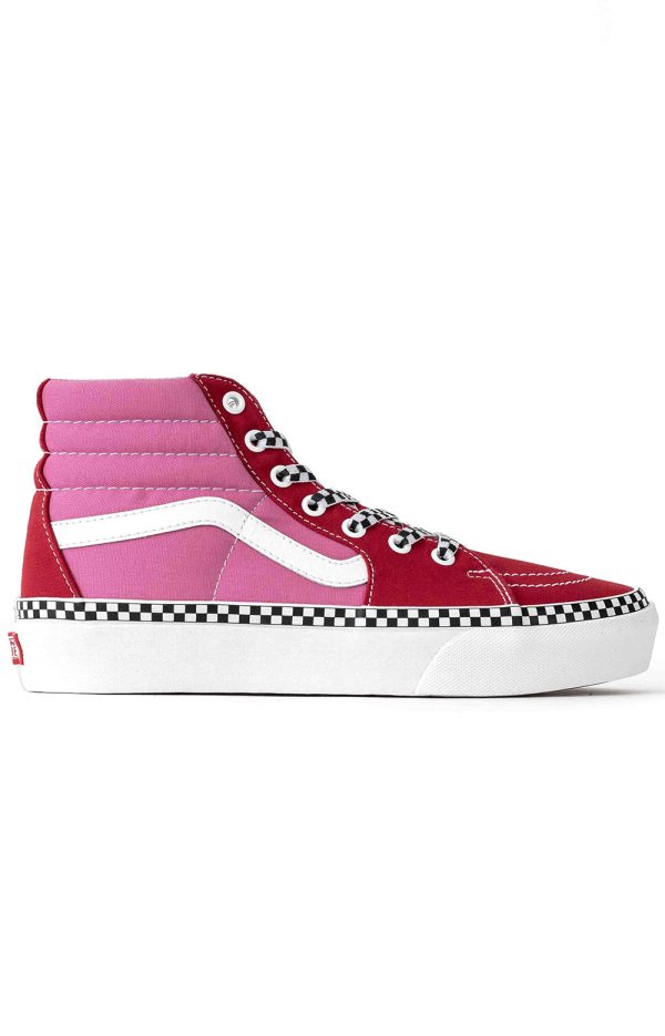 (TKNWVX) 2-Tone Sk8-Hi Platform 2 Shoe - Chili Pepper Sale