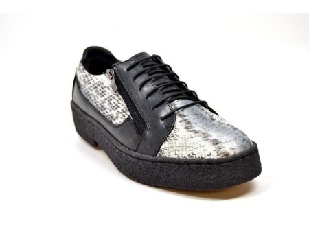 British Walkers Low Cut Men s Snake Skin Leather Slip On Shoes Online now