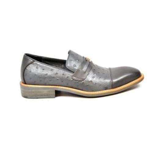 British Walkers Dolche Men s Gray Leather Loafers Sale