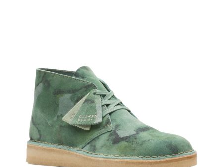 Clarks Originals Desert Coal Boots Men s Dark Green Camo 26166172 For Discount