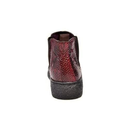 British Walkers Soho Men s Burgundy Snake Skin Custom Made Boots Online Sale