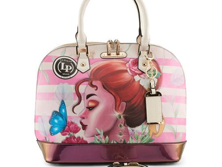 LA PHILIPE LP1027-14 PINK BEAUTY HANDBAG-OVAL Online now