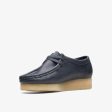 [26168642] Womens CLARKS WALLABEE - NAVY LEATHER Cheap