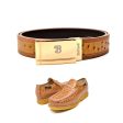 British Walkers Harlem Men s Ostrich Leather (Belt Only) For Cheap