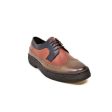 British Walkers Wingtip Men s 3 Tone Brown Rust and Navy Leather Oxfords For Discount