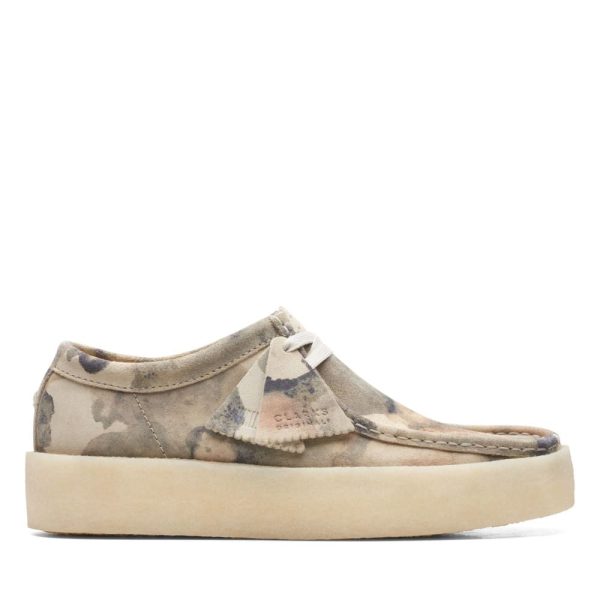 Clarks Original Wallabee Cup Low Men s Off White Camo 26166081 For Cheap