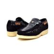 British Walkers Stone Men s Black Pattern Suede Crepe Sole Slip On Shoes Online