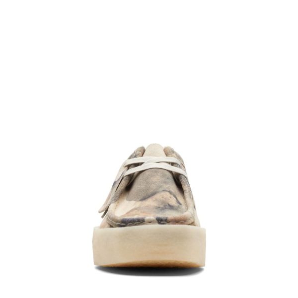 Clarks Original Wallabee Cup Low Men s Off White Camo 26166081 For Cheap