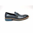 British Walkers Dolche Men s Navy Blue Leather Loafers For Cheap