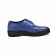 British Walkers Wingtip Low Cut Men s Cobalt Blue Leather Oxfords on Sale