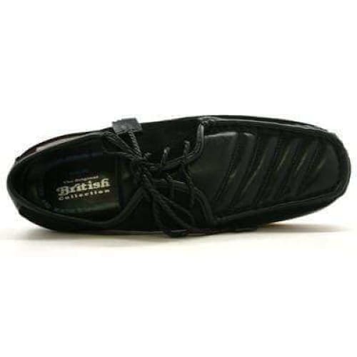 British Walkers Crown Men s Black Leather and Suede Crepe Sole Online Hot Sale