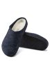 Birkenstock Zermatt Shearling Dark Blue Wool Felt Slippers 1017535 Sale