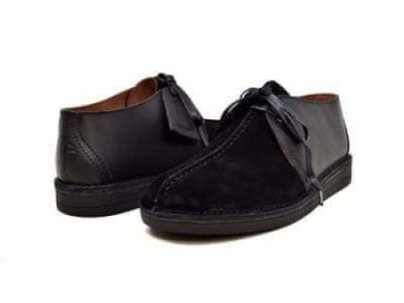 British Walkers Kingston Desert Trek Men s Black Leather and Suede Online