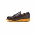 British Walkers Brooklyn Men s Brown Leather and Suede Crepe Sole Slip On Fashion