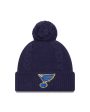 ST. LOUIS BLUES LADIES NEW ERA NOTE CABLE POM KNIT - NAVY Online Sale