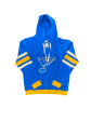 ST. LOUIS BLUES SPORT DESIGN SWEDEN HERITAGE HOCKEY HOODIE - AIR FORCE BLUE Supply