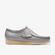 [26176573] Mens CLARKS WALLABEE - GREY CROCODILE PRINT Cheap