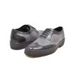 British Walkers Playboy Original Wingtips Men s Gray and Black Leather Custom Made Low Cut Oxfords Supply