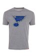 ST. LOUIS BLUES SPORTIQE NOTE COMFY TEE - GREY Fashion