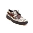 British Walkers Wingtip Low Cut Men s Brown Snake Leather For Cheap