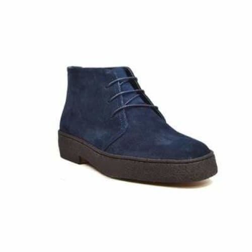 British Walkers Playboy Originals Men s Navy Suede High Top Hot on Sale