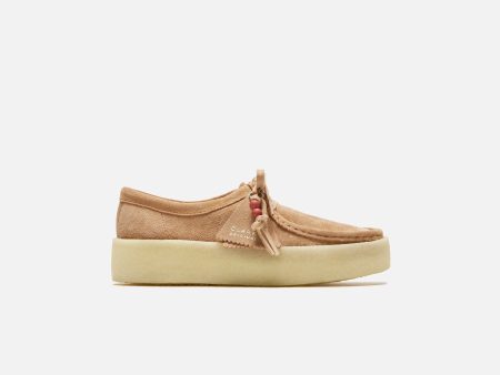 Clarks Originals Wallabee Cup Women s Warm Beige Suede 26173252 Hot on Sale