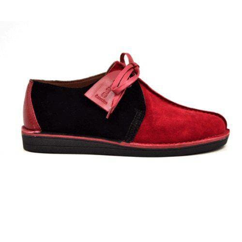 British Walkers Kingston Desert Trek Men s Burgundy and Black Suede Supply