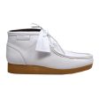 British Walkers New Castle 2 Wallabee Boots Men s White Leather Discount