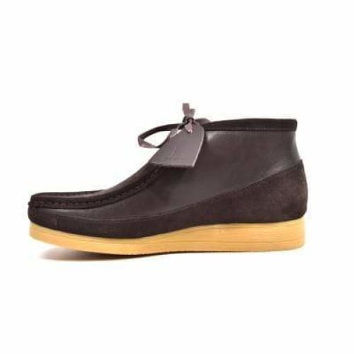 British Walkers New Castle Wallabee Boots Men s Brown Suede and Leather Hot on Sale