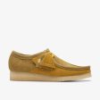 [26175842] Mens CLARKS WALLABEE - OLIVE COMBI Discount