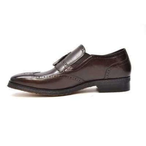 British Walkers Rick Men s Brown Leather Slip On Online Sale