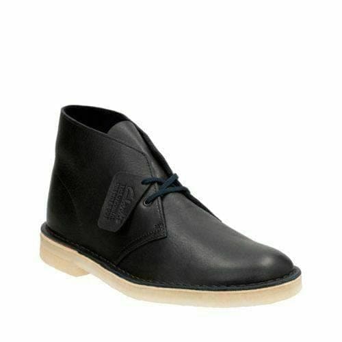 Clarks Originals Desert Boots Men s Navy Blue Leather 26125548 Online now