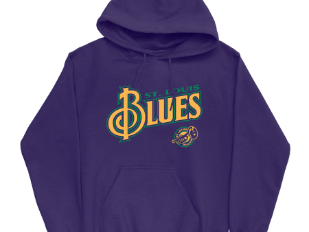 ST. LOUIS BLUES MARDI GRAS SERIES SIX HOODIE - PURPLE Fashion