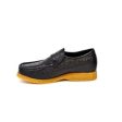 British Walkers Harlem Men s Black Leather Crepe Sole Slip On Shoes Supply