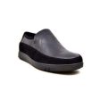 British Walkers Norwich Bally Style Men s Black Suede and Leather Slip Ons Fashion