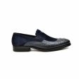 British Walkers Men s Shiraz Navy Blue Leather Loafers Sale