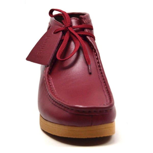 British Walkers New Castle 2 Wallabee Boots Men s Bordeaux Leather on Sale