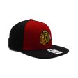 Mens 47 Brand Chicago Blackhawks Pro Fitted - Black Red on Sale