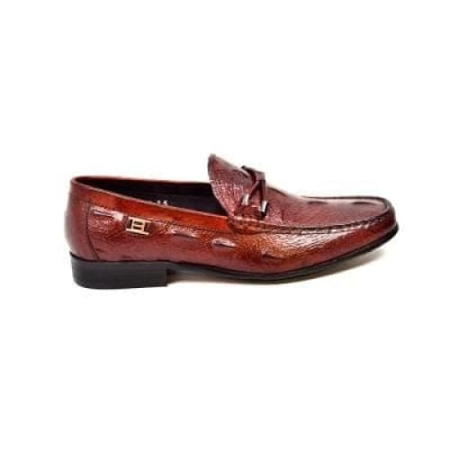 British Walkers Leon Men s Bordeaux Leather Loafers Online Sale