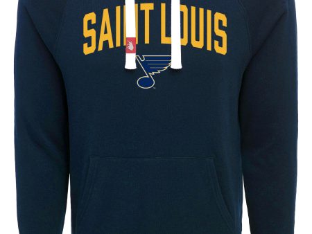 ST. LOUIS BLUES SPORTIQE DREXEL OLSEN HOODIE - NAVY Online Sale