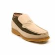 British Walkers Checkers Men s Beige and Green Suede Slip On Hot on Sale