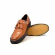 British Walkers Playboy Cruise Men s Cognac Leather Slip On Discount