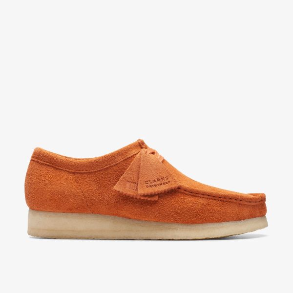 [26173637] Mens CLARKS WALLABEE - BURNT ORANGE Fashion