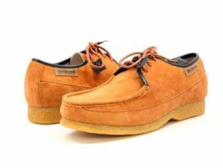 British Walkers Crown Low Top Men s Tan Suede Crepe Sole Shoes Online Hot Sale